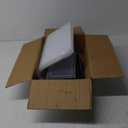 7 code Thicken & Sturdy Clear Shoe Storage Organizer with Magnetic Door, Stackable Boxes for Closet, Foldable Shoe Rack for Sneaker Boot Container, Plastic Shoe Cabinet Shoe Box 6 Pack, Black