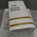 Disposable Hand Towels for Bathroom, Gold Design 200 Disposable Linen-Feel Guest Towels Formal Dinner, Wedding Napkins for Tables, and Restrooms - 8.5x4-Inches Folded 12x16.5-inches Unfolded