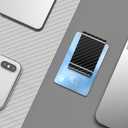 Travelambo Carbon Fiber Money Clip Front Pocket Wallet Minimalist Wallet Slim Wallet Credit Card Holder