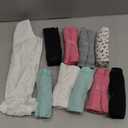 Hanes Women's Underwear Pack, 10-Pack, Full-Coverage Cotton Blend Panties, Moisture-Wicking Underwear for Women (7, Solid/Print Mix)