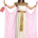 Morph Cleopatra Costume Women, Egyptian Costume Woman, Cleopatra Costumes, Cleo De Nile, Halloween Costumes for Women Adult (X-Large)