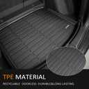 Binmotor-for Kia Sportage 2023-2025(Include Hybrid) All Weather Cargo Mat, Custom Fit Car Trunk Mat, Waterproof Easy to Clean Cargo Liner Trunk Liner for KIA Sportage Accessories