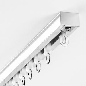 Ceiling Curtain Track, Wall Mount Curtain Tracks, White, 3ft-6ft