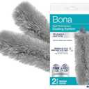 Bona Reusable Duster Refills - 2 Pack - High Performance Dusting System - Microfiber Dusters Remove Dust and Pet Hair for Whole-Home Cleaning