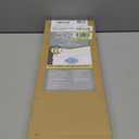 Lotus & Windoware Cordless, 2 Inch Faux Wood Blind, 28" Wide x 72" Long, Window Blinds, Blinds & Shades, Blinds for Indoor Windows, Embossed, Bright White