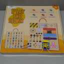 23-in-1 Montessori Busy Board with LED Lights Educational Wooden Activity Toy for Toddlers Ages 1-3, Travel Sensory Board with Switches Locks Music Box Fine Motor Skills Learning Toy for Boys Girls