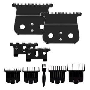 2 Pcs Replacement Blades Compatible with Andis #04710 and Andis #04521 hair Trimmer Compatible with Andis T Outliner & GTX Trimmer(Black)