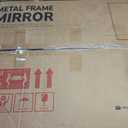 Keonjinn 30 x 36 Inch Brushed Nickel Bathroom Vanity Mirrors for Over Sink