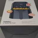 6 Qt. Black Air Fryer with Digital Touch Control