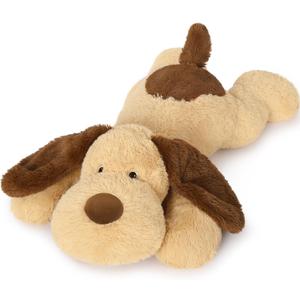 MorisMos 32inch 5Lbs Weighted Dog Stuffed Animals, Giant Large Weighted Stuffed Dog Plush Puppy Pillow for Adults Kids, 32inch