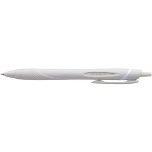 Uni Jetstream Standard Ballpoint Pen, Retractable 0.5mm Fine Point, Oil-Based Black Ink, Light Grey Body, SXN15005.37, 10-Pack