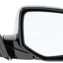 Right Passenger Side Mirror For Honda Accord 2013 2014 2015 with Power Glass Heated turn signals and Camera Replace 76200T2GA42ZC (12Pins) (Black)
