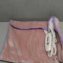 Foot Warmer Electric, Heating Pad King Size Ultra Soft Flannel, Extra Large for Bed, Abdomen, Feet, Back, Cramp, Office/Home Under Desk, 10ft Cord, Auto Off, 22" x 20" - Pink