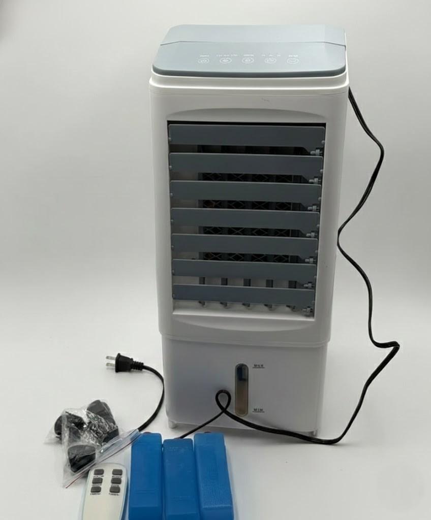 Evaporative Air Cooler, [9.5L large Water Tank]3-in-1 Portable Air Conditioners for Room, 3 Speeds, Fast Cooling Portable AC Unit w/7H Timer/Remote, Quiet Swamp Cooler for Bedroom Office