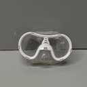 Aegend Kids Swim Goggles Snorkel Diving Mask for Kids Youth 3-15, Knitted Fabric Strap, Anti-Fog 180° Clear View WHITE