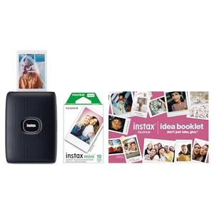 FUJIFILM Instax Mini Link 2 Smartphone Printer Bundle 2025 - Space Blue
