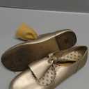 Dream Pairs Girls Ballerina Flats Mary Jane Front Bow Dress Shoes, Gold, 3 Size