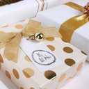 WRAPAHOLIC 30 Inch Gold Wrapping Paper Roll - Jumbo Roll Gold Gift Wrapping Paper for Christmas, Birthday, Holiday, Wedding, Baby Shower - 3 Rolls - 30 inch x 120 inch Per Roll