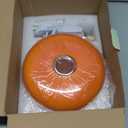 Mushroom Lamp Table Lamp for Night Stands,Mid Century Modern Desk Lamps for Bedroom, Vintage Dimmable Bedside Small Lamps, Cute Cool Home Room Aesthetic Decor for Living Room (Orange)