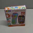 JOYIN Baby Learning Phone and Remote Toy for Toddler, Fun Smartphone Toys with Music for Infants, Boys or Girls, Holiday Stocking Stuffers, Kids Birthday Gift