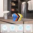 Kssvzz 4 Pack Hat Storage Organizer for Baseball Caps - Acrylic Hat Display Rack for 28 Ball Caps, No Install Hats Stand Shelf for Trucker and Golf Cap, Hats Holder for Closet, Bedroom (Clear)