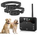 zvsay Wireless Dog Fence System for 2 Dogs, 2026 Upgraded 2-in-1 Wireless Fence & Remote Training Collar, Waterproof Perimeter Dog Collar, Adjustable Levels for Outdoor Yard Training