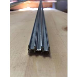 3/8in Flat H Zinc Came: 3ft x 4 Pieces by Binari Glass Studio (3ftx4)