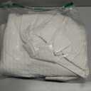 Levtex Home Cross Stitch Reversible Twin XL/Twin Quilt Set (68x86in) with 1 Pillow Sham (26x20in) - Stitch Texture - Cream - 100% Cotton Twin Size Quilt Bedding Set - Lightweight, Soft, Pre-Washed