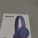 Sony WH-CH520 Wireless Headphones Bluetooth On-Ear Headset with Microphone and up to 50 Hours Battery Life with Quick Charging, Blue