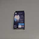 GE Reveal LED Light Bulbs, Candle Lights, 60 Watts, Clear Decorative B11 Bulbs, Small Base (2 Pack)