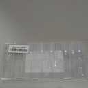 EBANKU Poly Gel Nail forms for Finger & Toes, 160PCS Reusable Square Dual forms Extension for Large Wider Normal Finger &Toe Nail Beds, 16 Sizes 000 to 13, Wide Square- 160P