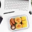 M MCIRCO 10-Pack 22 Oz Glass Meal Prep Containers with Lids - Microwave, Oven, Freezer & Dishwasher Safe - Green
