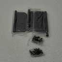 3 Pack goldenwarm 4 inch Oil Rubbed Bronze Door Hinges Exterior Door Hinges - Residential Hinges for Interior and Exterior Doors, 5/8" Radius Corners, Iron