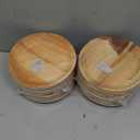 ECO SOUL Compostable 8 Inch Palm Leaf Round Plates (50 Count) Like Bamboo Plates | Biodegradable | Eco-Friendly, Microwave & Oven Safe