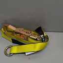 GRIPON (Pack of 2) 2" x8' Lasso Strap with 2" Ratchet and J Finger Hook Tie Down