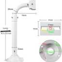 CCTV Security Camera Mount Bracket, Telescopic Adjustable Universal Wall Mounting Bracket