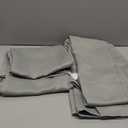 NICETOWN Greyish Green Room Darkening Curtains for Kitchen, Window Treatment Thermal Insulated Solid Grommet Room Darkening Curtains/ Drapes for Bedroom (Set of 2, 42 inches Wide by 68 inches Long)