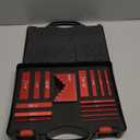 Setup Blocks Height Gauge, 16pcs Precision Aluminum Setup Bars, Router and Table Saw Accessories, Woodworking Tools for Easily Set Fence, Blade, Drill Height, with Storage Case