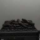 TURBRO Eternal Flame 26-Inch Infrared Quartz Electric Fireplace Log Heater, Realistic Lemonwood Logs, Adjustable Flame Colors, Remote Control, Thermostat, Timer, EF26-LG, 1500W (Black)