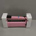 Impulse Bag Sealer 8 inch, Impulse Heat Sealer, Manual Impulse Bag Sealer Poly Bag Sealing Machine Heat Seal Closer for Plastic Bags PE PP Bags (pink)