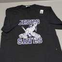Funny Hockey Shirt - Jesus Saves Shirt - Goalie Shirt T-Shirt Kids 10 black