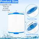 HANXER® Spa Filter Cartridge Replaces for C-7626, CX250RE, Star-Clear C250, PA25-4, PA25-4/M4, FC-1230, 70251 Hot Tub Filter, 25 sq.ft, 1 Pack