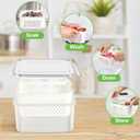 TBMax 12 Pieces Fruit Storage Containers for Fridge Organizers and Storage, 6 Pack Large Produce Saver with Airtight Lid & Colander for Berry Lettuce Salad Vegetable Storage, Refrigerator Organizer