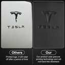 Center Console Leather Armrest Cover Designed for Tesla Model 3 2017-2023/Model Y 2020-2025(Not for Model Y Juniper),Center Console Accessories for Tesla Model 3/Y Interior Accessories Black