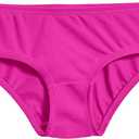 QBK Girls' Swimming Bottom Suit Swim Brief UPF50+ Rash Guard Swimsuit Sun Protection Quick Dry, 8 Y