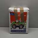 7 FT Long Santa in Monster Truck Christmas Inflatables Outdoor Decorations, Christmas Blow Up Santa Claus Yard Decorations for Garden Lawn Xmas Decor