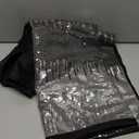 Lush Decor Night Sky Shower Curtain, Single, 72" W x 72" L, Black - Sequin Shower Curtain - Sparkly Color Block Bath Curtain - Modern Glam Bathroom Decor