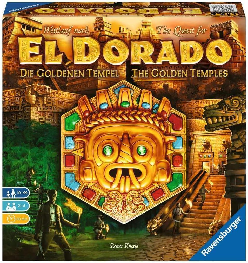Ravensburger The Quest for El Dorado: The Golden Temples Adventure Family Game for Ages 10 & Up