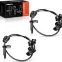 A-Premium ABS Wheel Speed Sensor Compatible with Acura Models - RDX 2007 2008 2009 2010 2011 2012, 3.7L, Sport Utility - Rear Driver and Passenger, (2-PC Set), Replace# 57470STXA01, 57475STXA01
