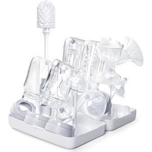 Termichy Travel Baby Bottle Drying Rack, Compact Size with Large Capacity for Working Mom, Visit Families, Friends or Camping with Baby Gary (On the Go)